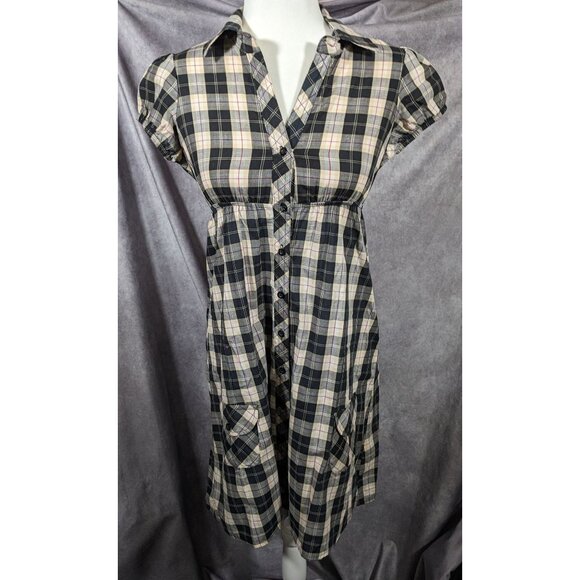 L.E.I. Sundresses by Taylor Swift Plaid Button Down Dress Size Small - Picture 7 of 11